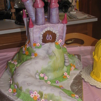 Castle Cake This was kind of my version of Debbie Brown's enchanted castle, however not quite as elegant as hers is, first time trying. I made it...