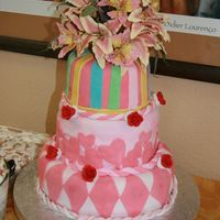 My 40Th Birthday Cake i decorated this cake the night and morning before my birthday