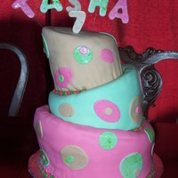 7Th Birthday This was for my daughter's 7th birthday and it was my first attempt with a topsy-turvy cake