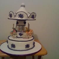 Carousel Cake I made this for my daughters 2nd birthday