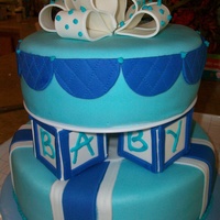 Baby Boy Shower Cake 