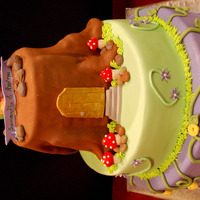 Tink With Her Tree House :) 