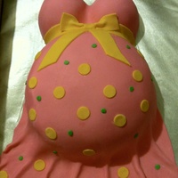 Natasha's Belly Cake Another belly cake, strawberry cake w/ bc and mmf