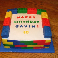 Legos This was for a 10 year old boy's birthday. I thought it was going to be easy but it was so hard to get it square! I wasn't...