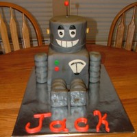 Rusty The Robot This was for a little boy who is collecting scraps of metal to build his own robot. (So cute!) I totally copied from frosting111's...