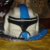 Clone Trooper First cake I ever made and first time working with MMF! I surprised myself =) Made it for my nephews 2nd birthday!
