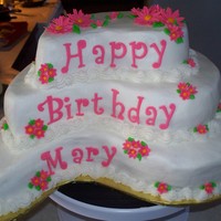 Paisley Pan Cake for son's godmother's birthday. I wanted to do something different for her and decided on the Paisley Pans. They were...