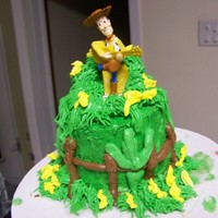 Toy Story I made this cake for my Grandson's birthday.