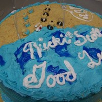 Wedding Shower Cake This cake was done for a wedding shower. There wedding is going to be on a beach.