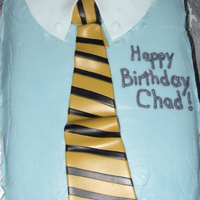 Shirt And Tie For the classic man... Shirt and tie with the fondant tie and collar