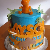 Dinosaur Birthday Cake 