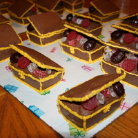 Treasur Chests Treasure chest cupcakes that I made for my son's 6th birthday.
