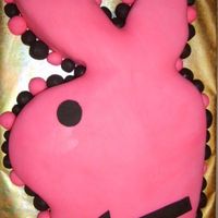 Pb Cake Decorated with Fondant Icing.