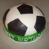 Soccer Ball Buttercream & Fondant Icing