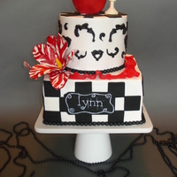 Twlight Birthday Cake This was my first twlight cake, my first time working with chocolate, and my first time making a flower...I am very please with how it all...