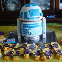 R2D2 Star Wars Cake 