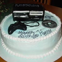 Playstation 3 Birthday Cake 