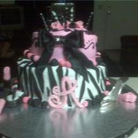 Zebra Birthday Cake 