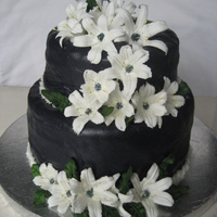 Wilton Course 3 This was my final cake for course 3, and is for a friend's bridal shower.