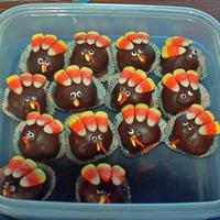 Turkey Truffles I made these for a Thanksgiving get-together. While not really a cake, I still wanted to share them.