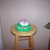 Mini Cake- Petal Pan flowers- experimenting with mini tiered cakes.