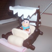 Fred Flinstone And Car For the Yabba Dabba Doo at my work. A Fred Flinstone and fred's car the flinstonemobile. I used fondant and modeling chocolate.