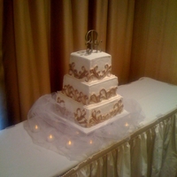 First Wedding Cake First Wedding cake! Thanks to you all that gave me information to make this stress free.