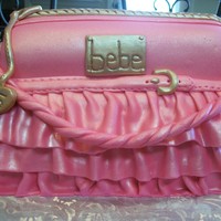 Bebe Ruffled Handbag 