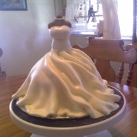 Bridal Gown On Mannequin Very easy to make! Gumpaste mannequin chest!