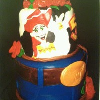 Toy Story's Jessy Cake Sorry hope the pic is alright the hat is gumpaste everything else fondant!