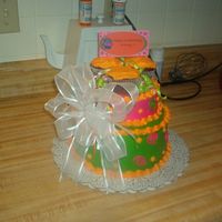 Birthday Cake Got the idea from "Cakery", she has GREAT cakes.