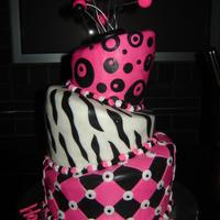 30Th Birthday Cake 2nd topsy turvy cake