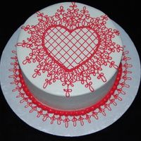 Red Lace Heart I made this for a friend's 60th birthday. It will be a total surprise to her, but I really wanted to do it because she is the one who...