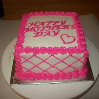 Mother's Day Cake Just a simple little cake for my Mother in law.