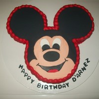 Mickey Mouse This cake just about had me defeated, but I finished and never want to do a Mickey Mouse cake again. Thanks to all the other mickey cakes...