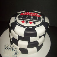Texas Hold Em Poker Chip Cake TFL