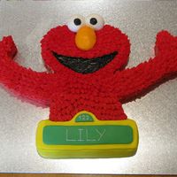 Elmo Cake I made for my daughter's 2nd Birthday.