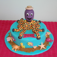 Henry The Octopus Cake I thought this would be a chalenge this cake, because henry is plaid, but it wasn't hard. I love it!