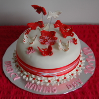 Girls Naming Day Cake I made this for a little girls naming day