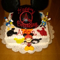 Ears Anyone all cake except the toys and the ears are sugar cookies