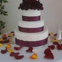 First Wedding Cake This is my first wedding cake. I was pretty happy with how it turned out, but since I am still learning I would love some comments/feedback...