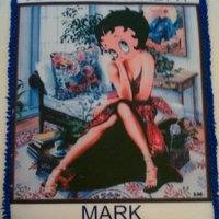 Betty Boop Cake I made for my friends husband for her. He loves this photo of Betty Boop so I used it for the cake. I only do this for fun for friends...