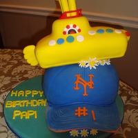 Mets Or Beatles? I was asked to make a cake for a man and I was given some info about him......the two things that stuck out in my mind were that he was a...