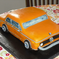 1974 Bmw 2002 This is my first carved cake. I did for someone that is restoring a 1974 BMW 2002. He didn't want to cut it!