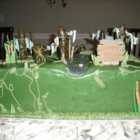 Princess And The Frog Swamp A friends son was having a movie party and we were watching Disney's Princess and the Frog. Since it was for a boy I didn't want...