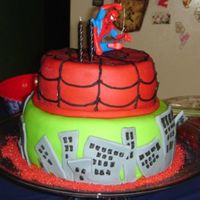 Spiderman Cake 