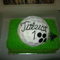 Golfer B-Day First attempt with fondant
