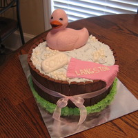Rubber Duck (Baby Shower) This is a cake I made for my daughther-in-laws baby shower. I got the idea from pictures on here from others. Thanks for the great idea.