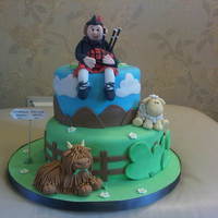 Scottish Themed Cake 