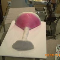 Pink Martini This was my first attempt at fondant, and my first carved cake. The entire thing is cake covered in MMF. I used the Wilton color spray in a...